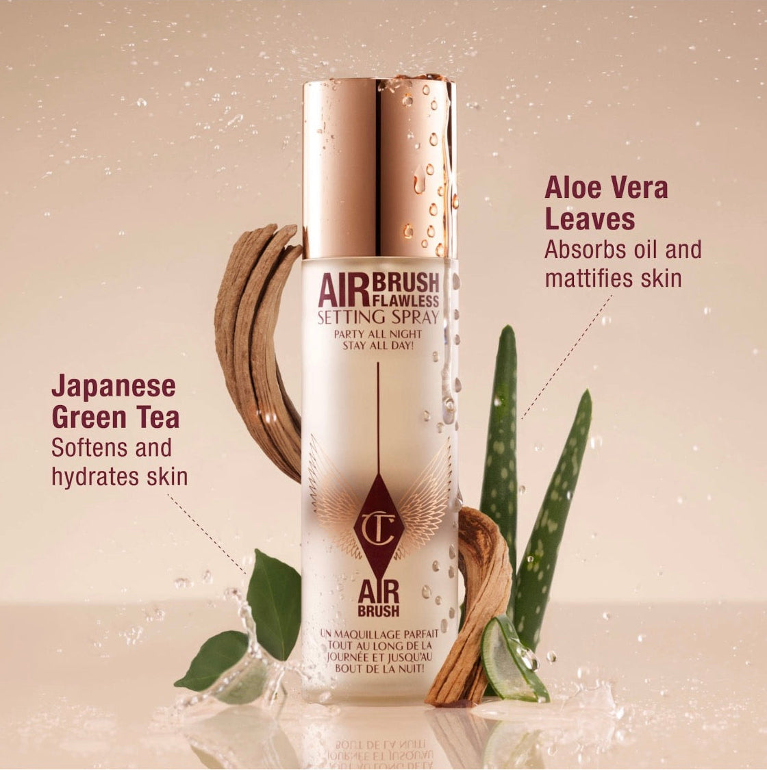 CHARLOTTE TILBURY | Mini Airbrush Flawless Waterproof Setting Spray