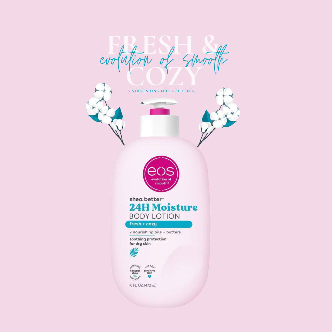 EOS Body Lotion | Fresh + Cozy
