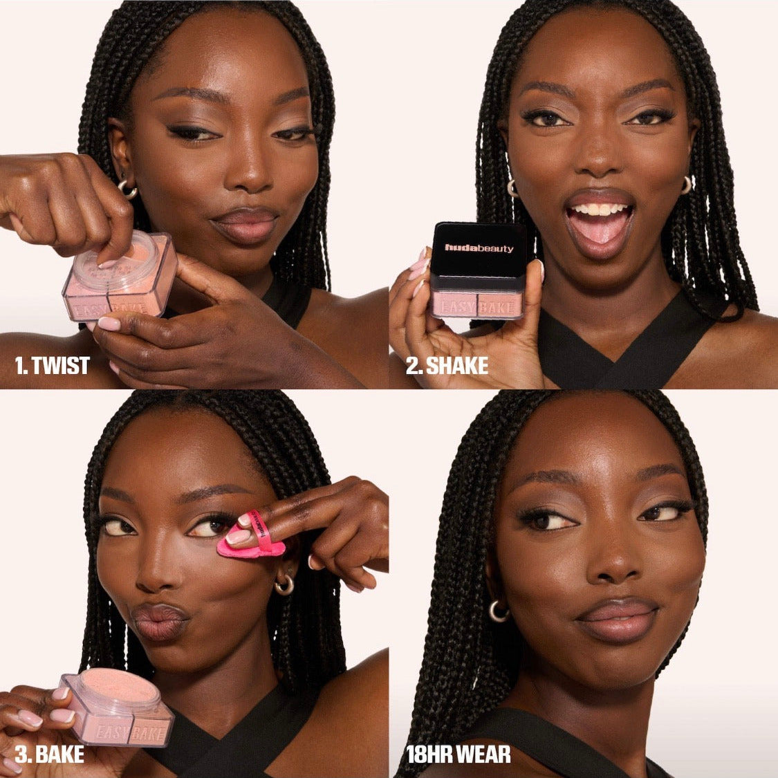 HUDA BEAUTY | Easy Bake Loose Powder Brightening + Correcting Duo