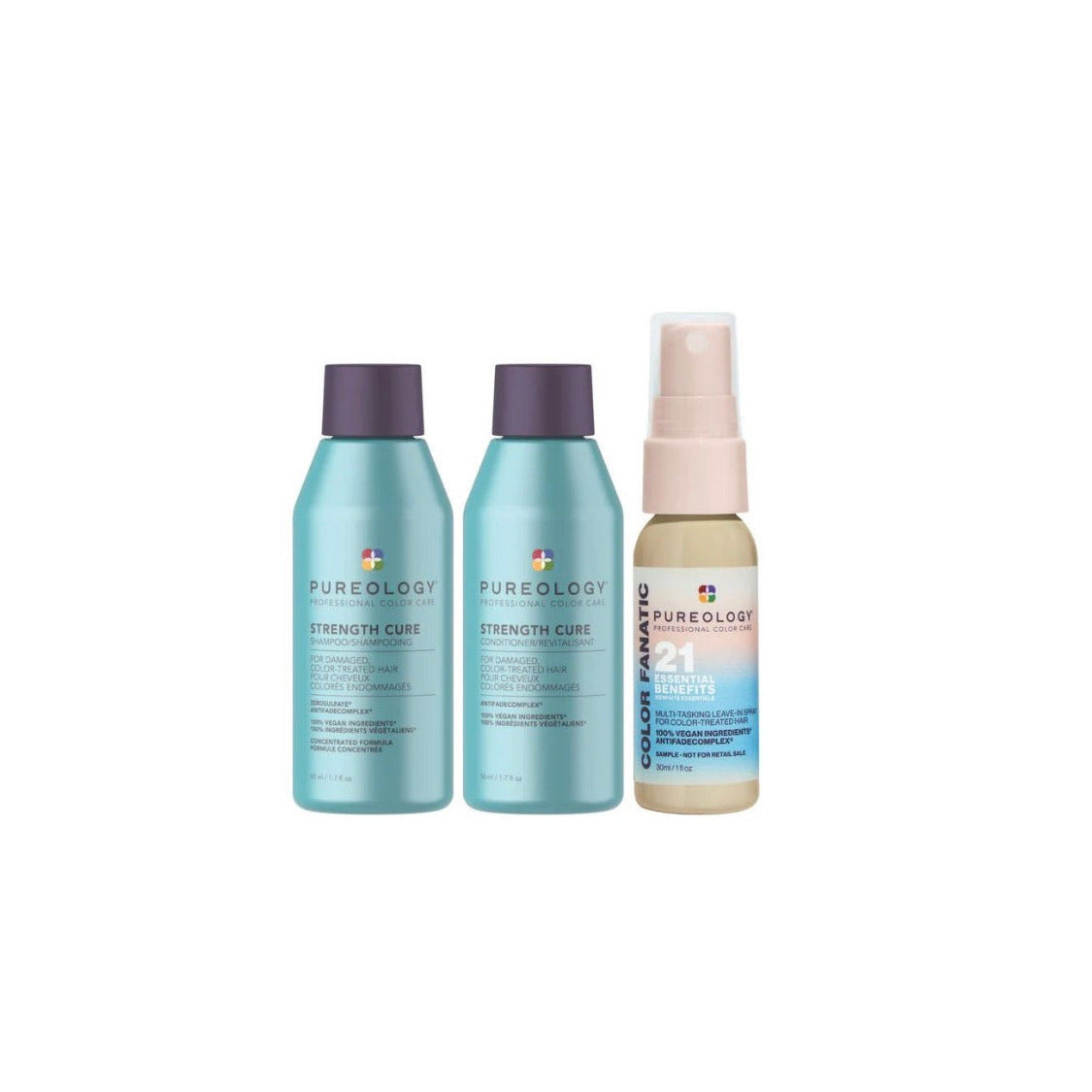 PURELOGY | Mini Color Fanatic Heat Protection Leave-In Conditioner Set