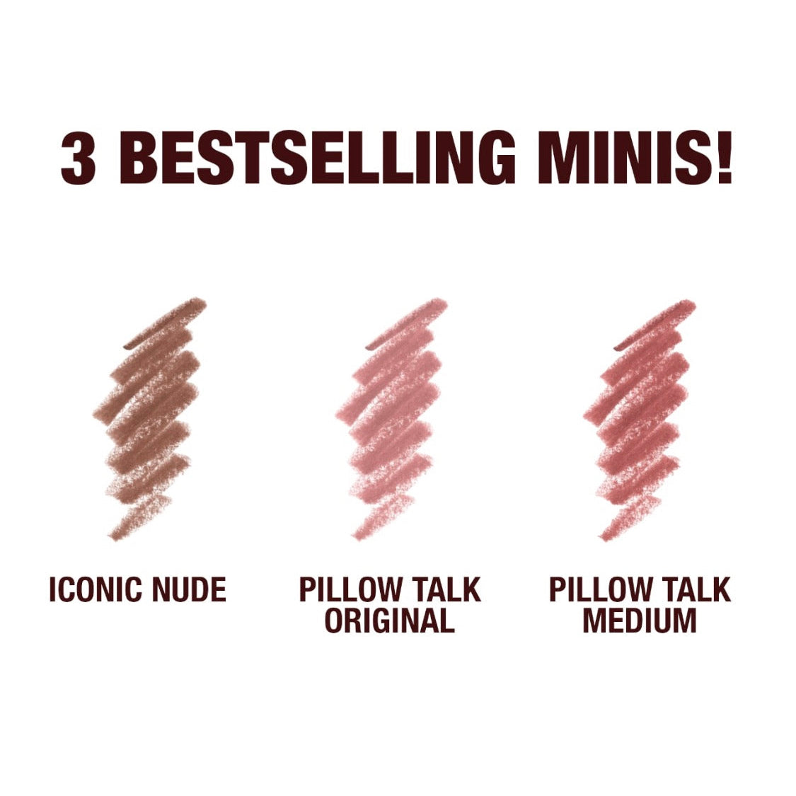 CHARLOTTE TILBURY MINI ICONIC LIP LINER TRIO