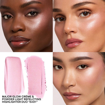 PATRICK TA | Major Glow Creme & Powder Light Reflecting Highlighter Duo
