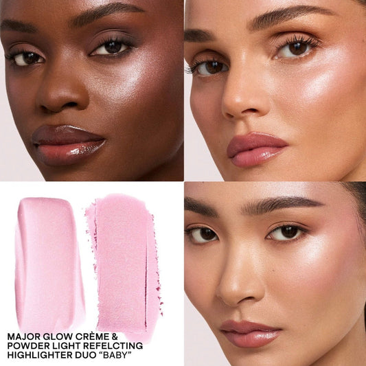 PATRICK TA | Major Glow Creme & Powder Light Reflecting Highlighter Duo