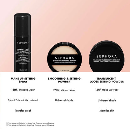 SEPHORA COLLECTION | 12HR Setting & Mattifying Pressed Powder