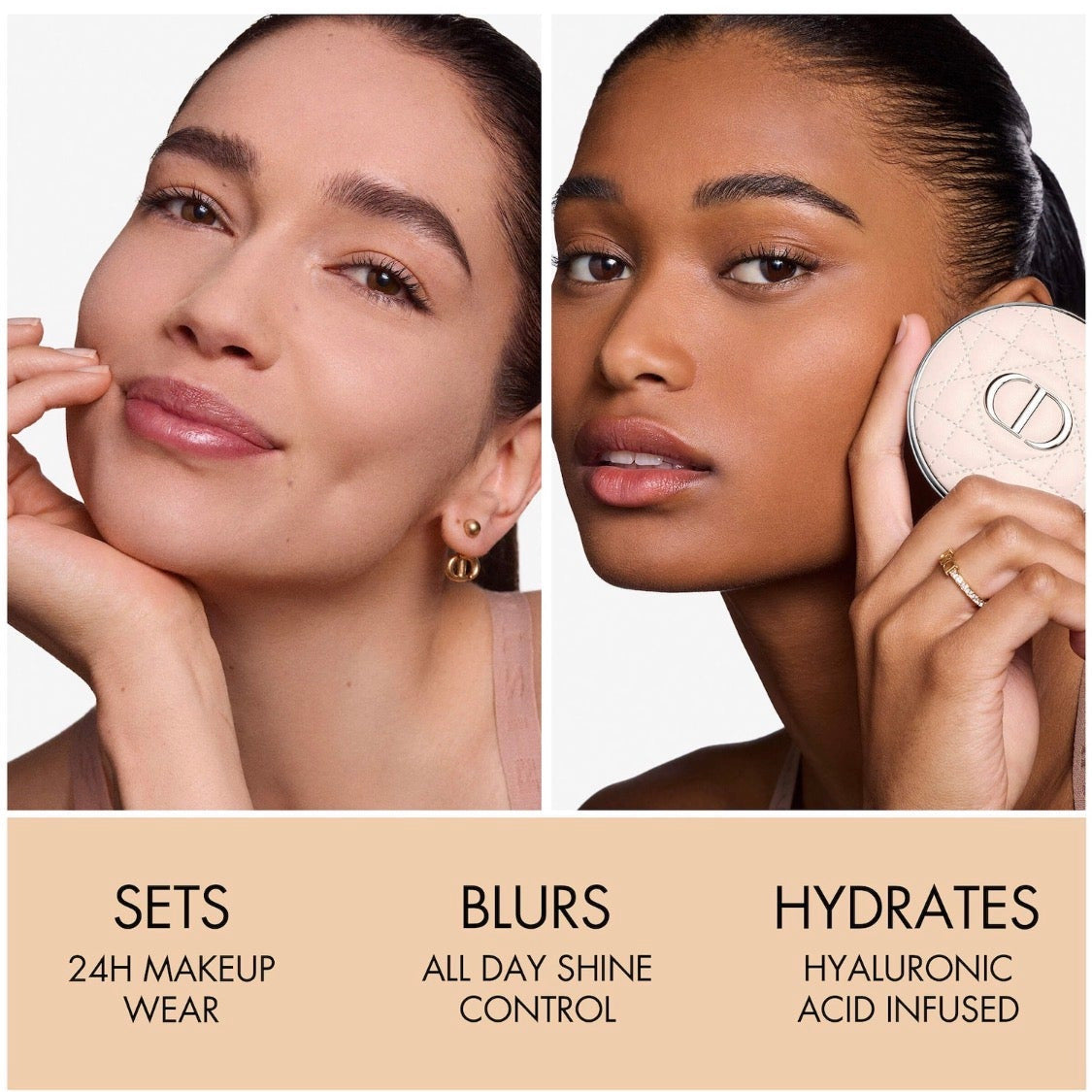 DIOR | Forever Nude Matte and Radiant Pressed Powder