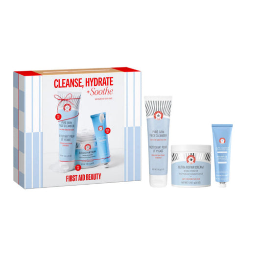 First Aid Beauty | Cleanse, Hydrate + Soothe Holiday Skincare Set