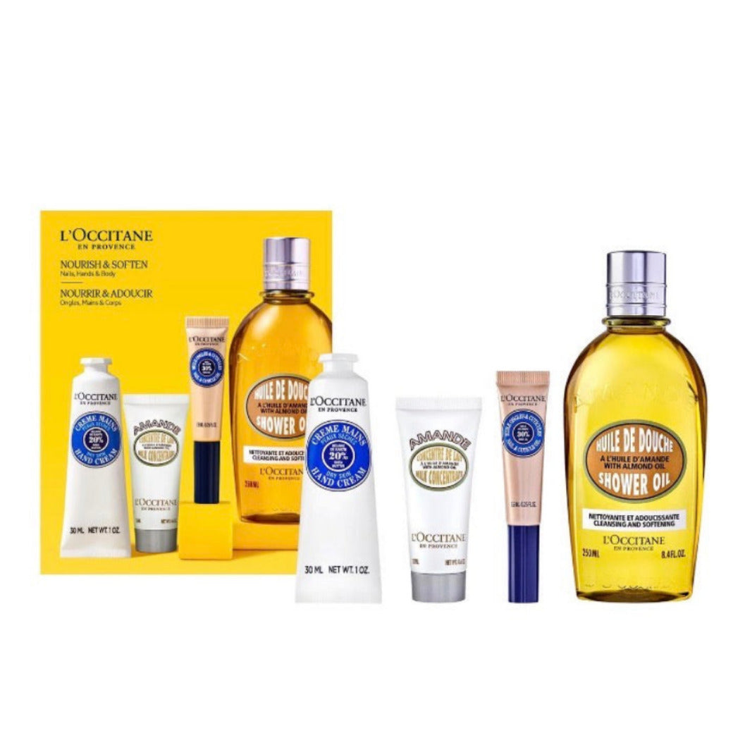 L'OCCITANE | Nourish & Soften Set for Nails, Hands & Body Set