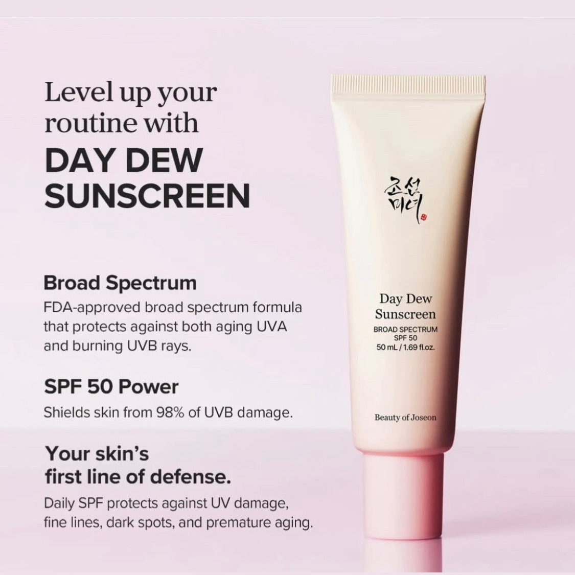 BEAUTY OF JOSEON | Mini Day Dew Sunscreen Lightweight SPF 50