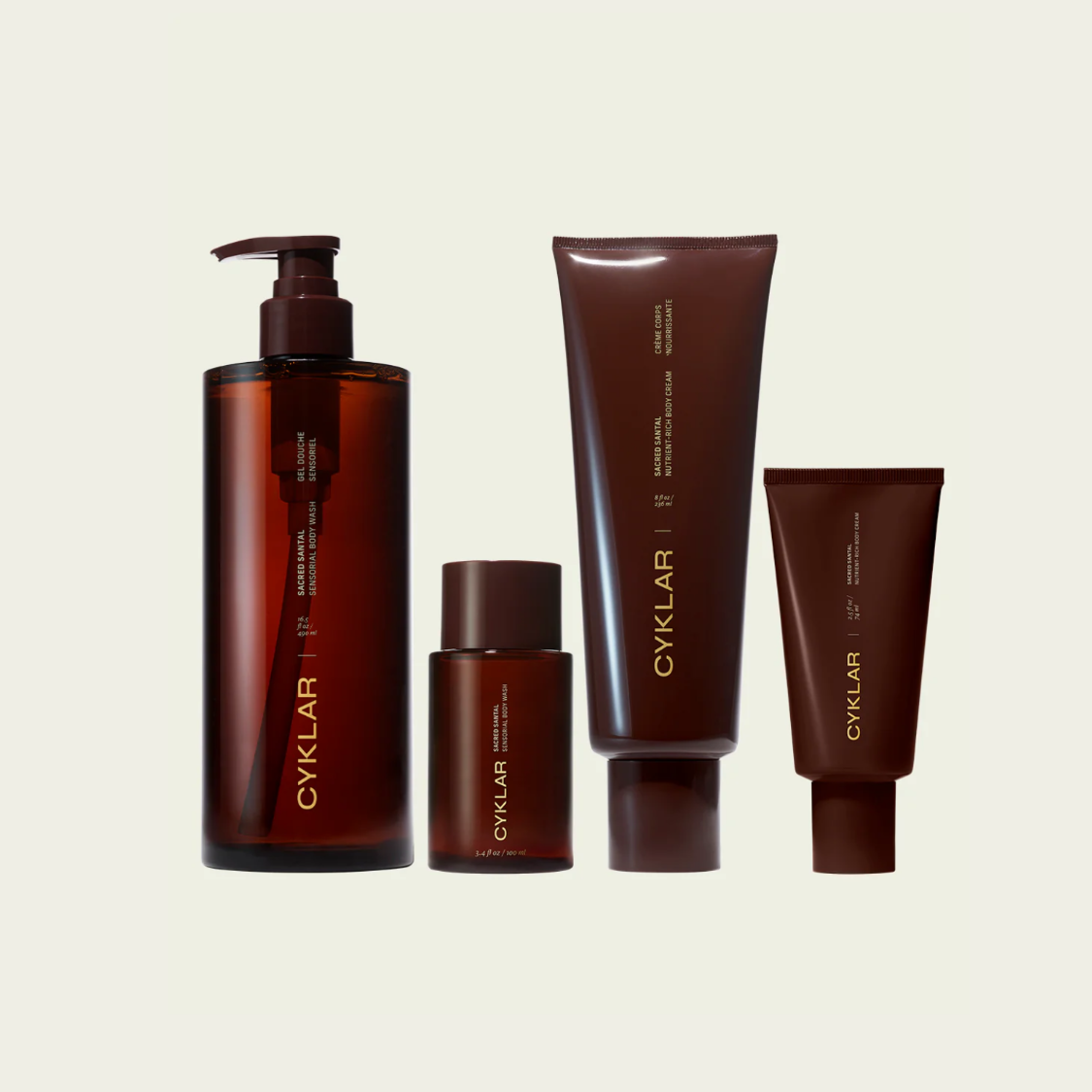 CYKLAR | Mini Sacred Santal Sensorial Body Wash for Moisture Barrier
