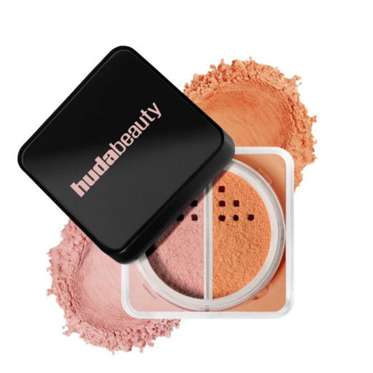 HUDA BEAUTY | Easy Bake Loose Powder Brightening + Correcting Duo