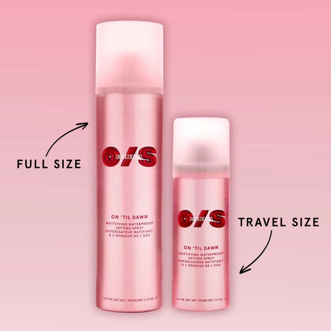 ONE/SIZE BY PATRICK STARRR | Mini On'Til Dawn Mattifying Waterproof Setting Spray