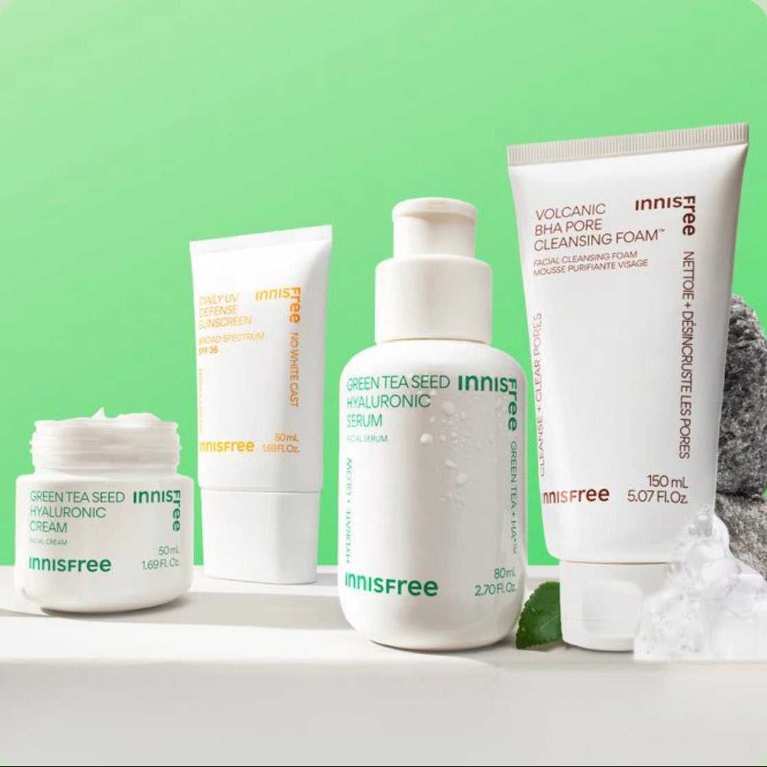 INNISFREE | Mini Green Tea Hyaluroic Acid Hydrating Cream | Skin Barrier Repair