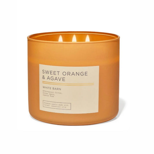 WHITE BARN | Sweet Orange & Agave 3-Wick Scent Candle