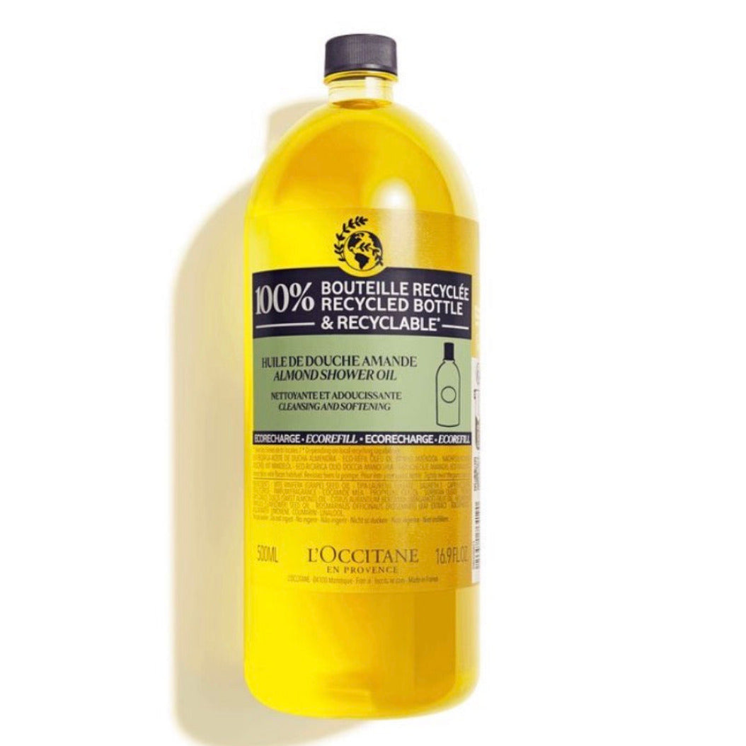 L'OCCITANE | Almond Cleansing and Softening Refillable Shower Oil