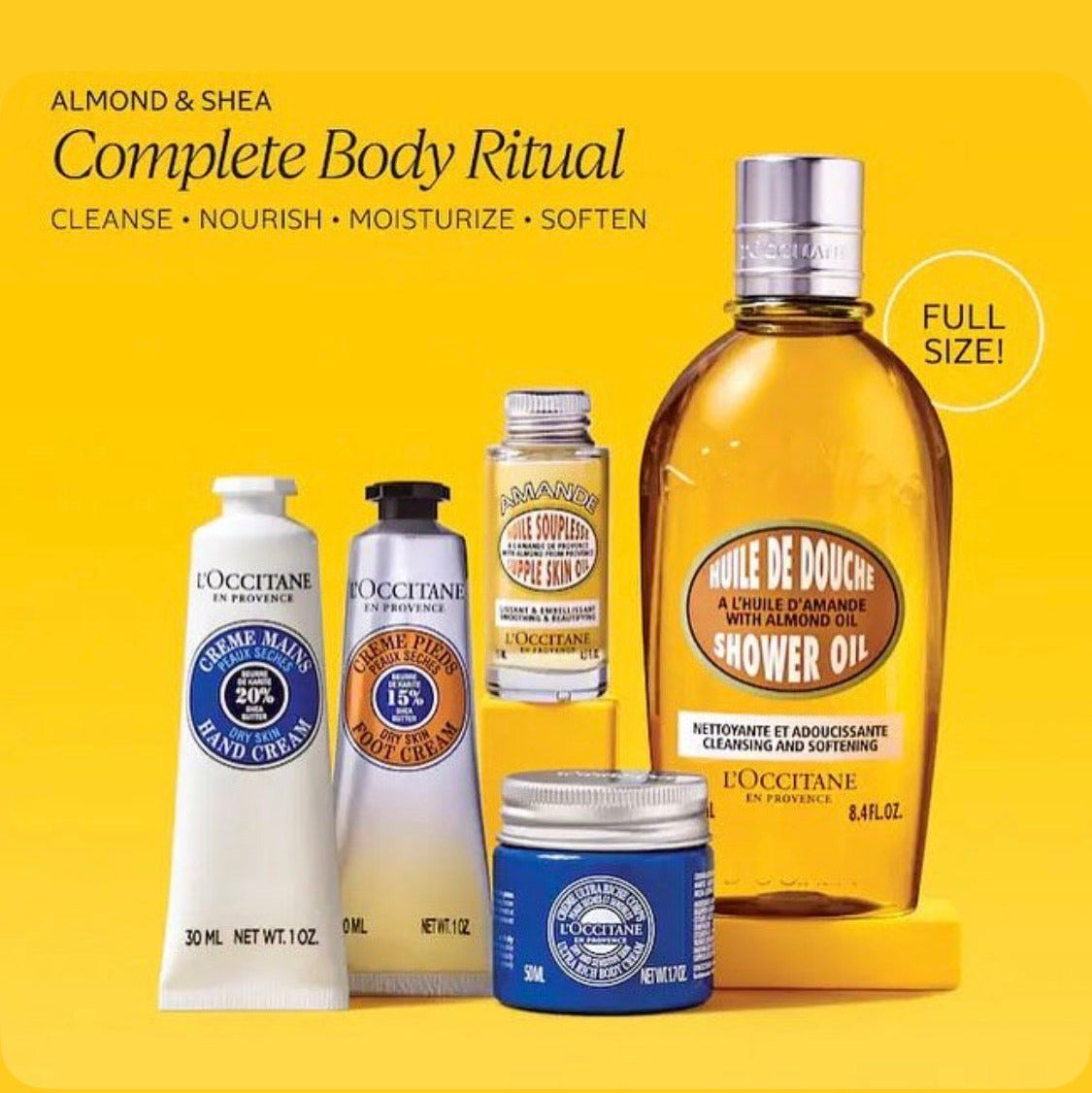 L'OCCITANE | hand and Body Care Nourishing Travel Set