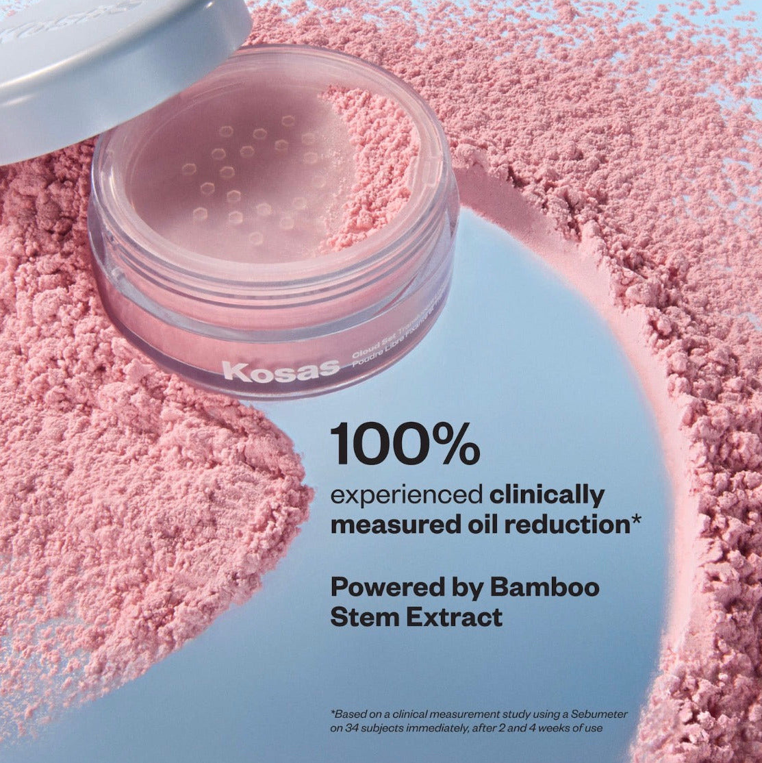 KOSAS | Mini Cloud Set Loose Translucent Talc-Free Setting + Blurring Powder