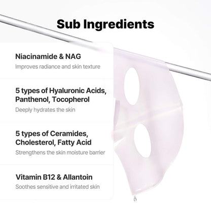 COSRX | The Peptide Collagen Lifting Glow Hydrogel Mask 3EA