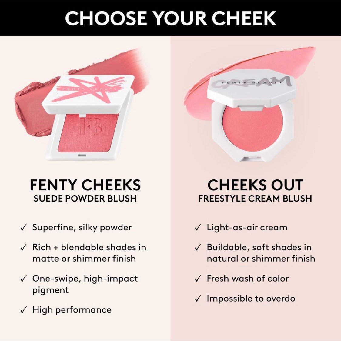 FENTY BEAUTY BY RIHANNA | Fenty Cheeks Waterproof Powder Blush