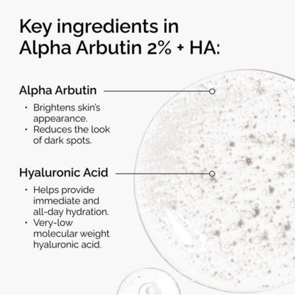 THE ORDINARY | Alpha Arbutin 2% + Hyaluronic Acid for Hyperpigmentation