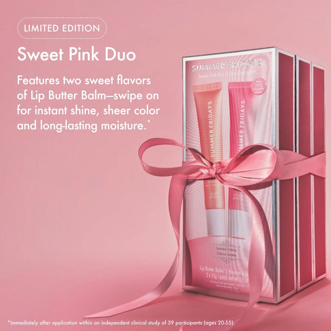 SUMMER FRIDAYS | Sweet Pink Duo Lip Gloss