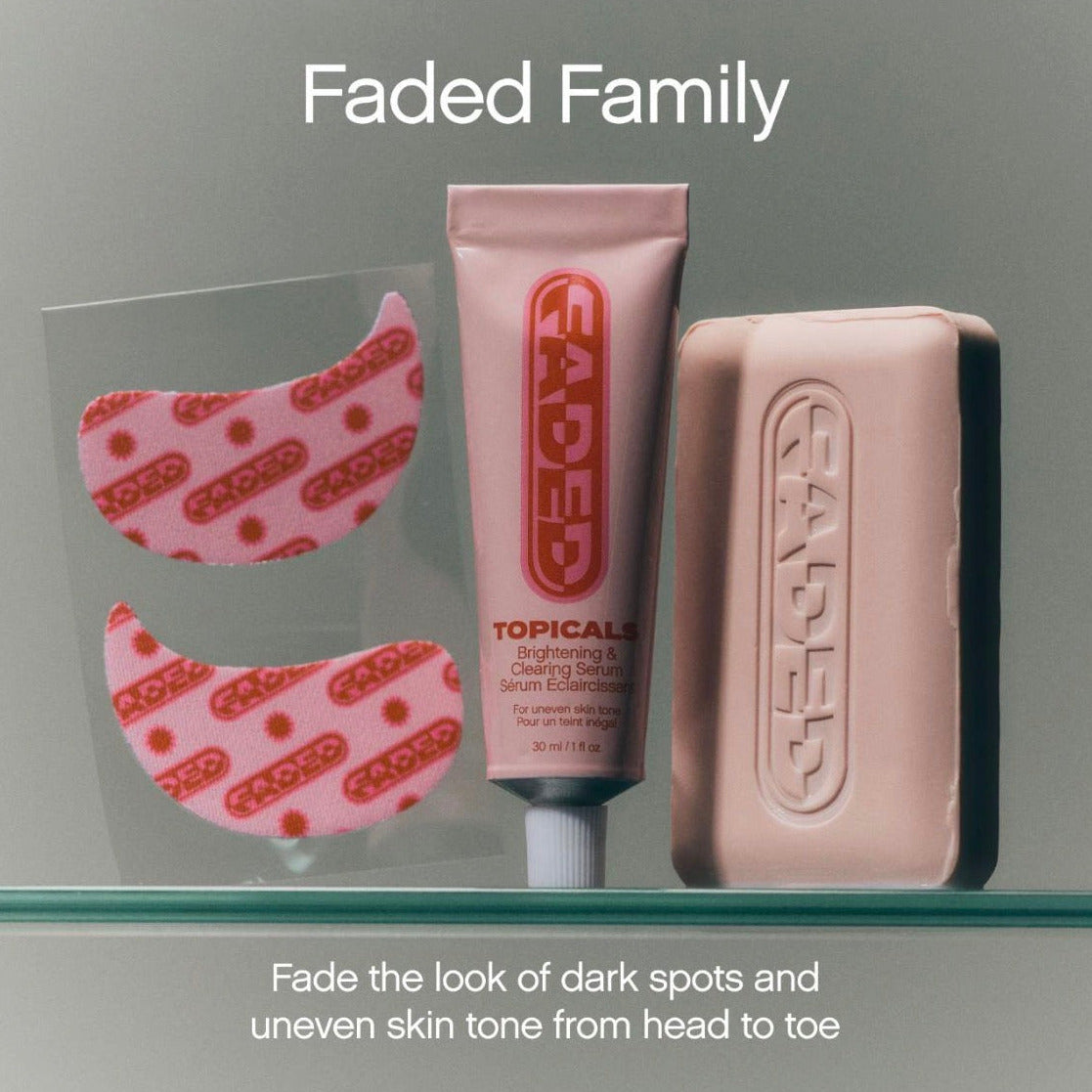 TOPICALS | Mini Faded Brightening Serum For Dark Spots (UNSCENTED)