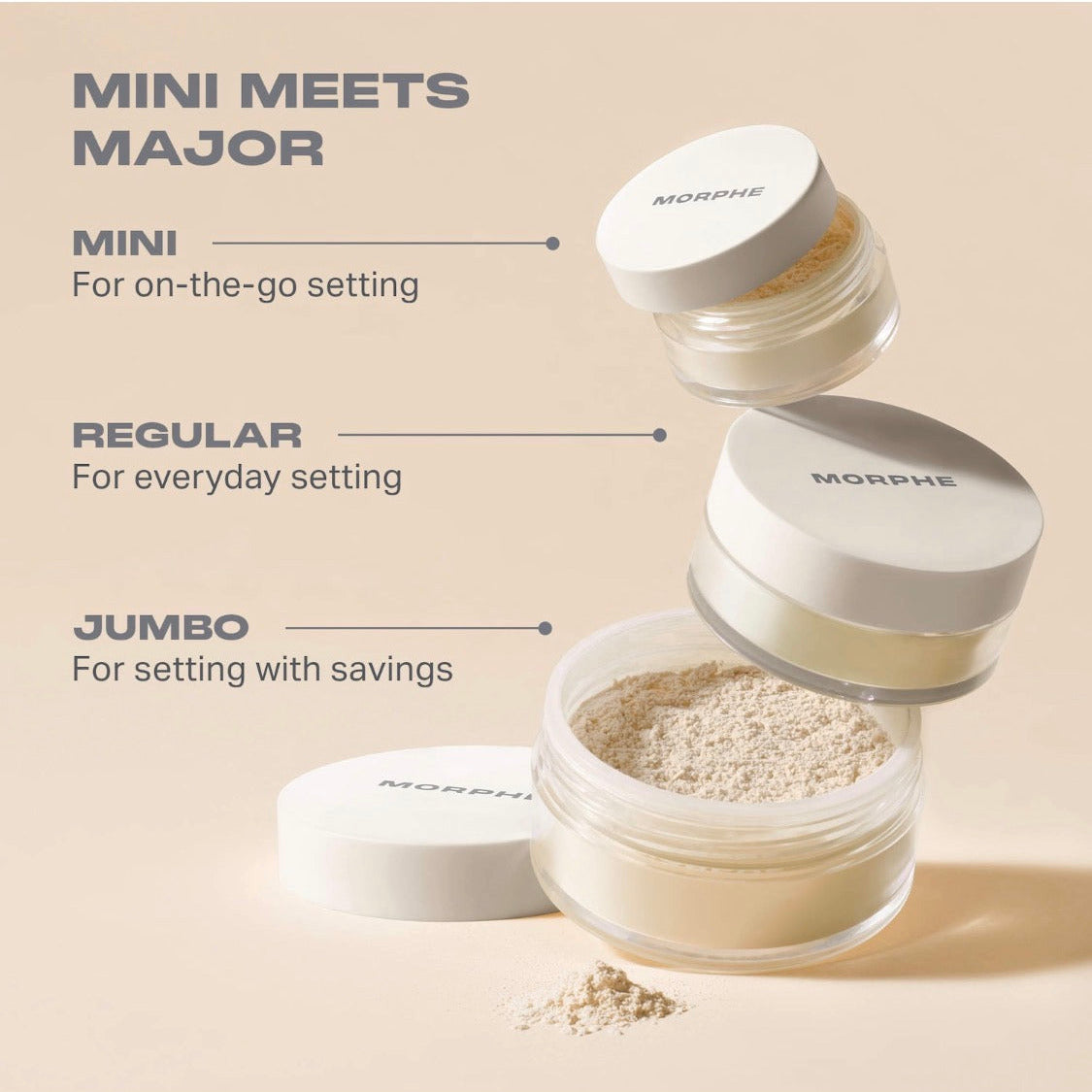 MORPHE | Jumbo Bake & Set Setting Powder