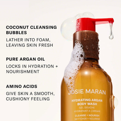 JOSIE MARAN |  Hydrating + Cleansing Argan Body Wash