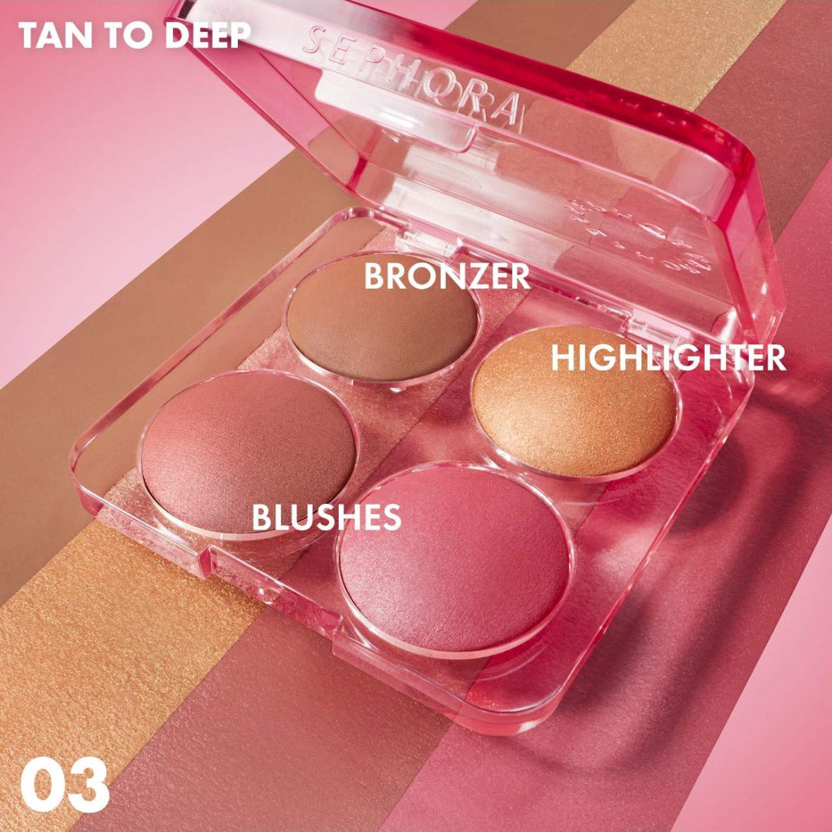 SEPHORA COLLECTION | Colourful Face Bronzer, Blush & Highlighter Palette