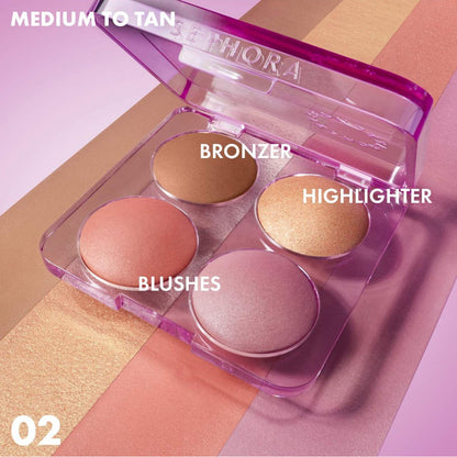 SEPHORA COLLECTION | Colourful Face Bronzer, Blush & Highlighter Palette