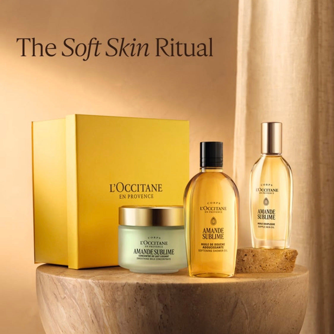 L'OCCITANE | Softening Almond Cleanse & Moisturize Gift Set