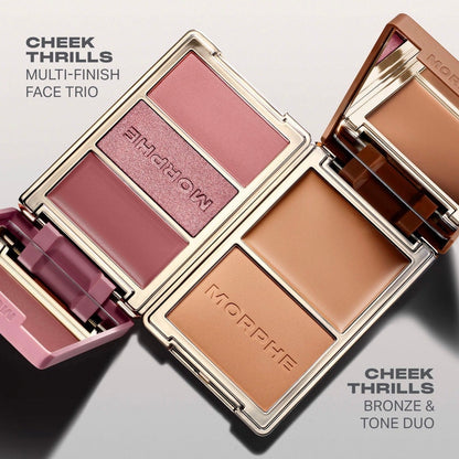 MORPHE | Cheek Thrills Multi-Finish Blush Trio