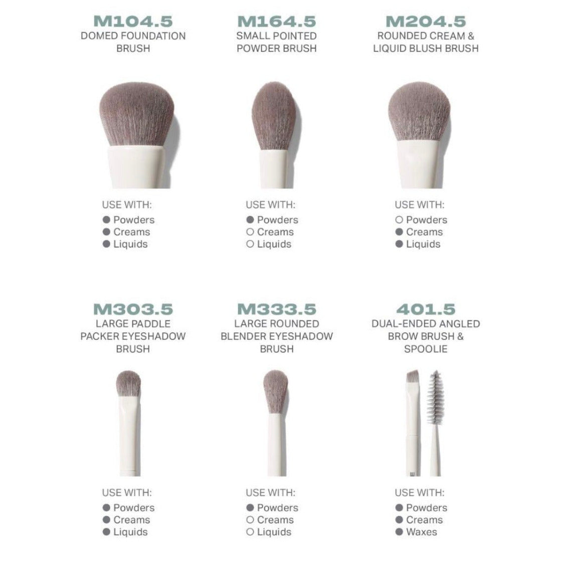 MORPHE | Glide 6-Piece Travel Brush Set