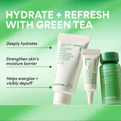INNISFREE | Green Tea Hydration & Barrier Repair | Skin Gift Set