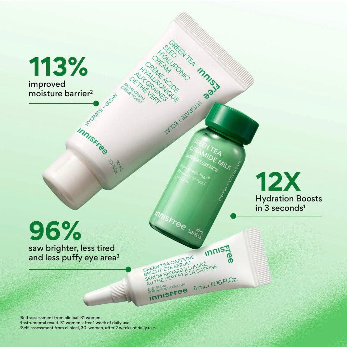 INNISFREE | Green Tea Hydration & Barrier Repair | Skin Gift Set