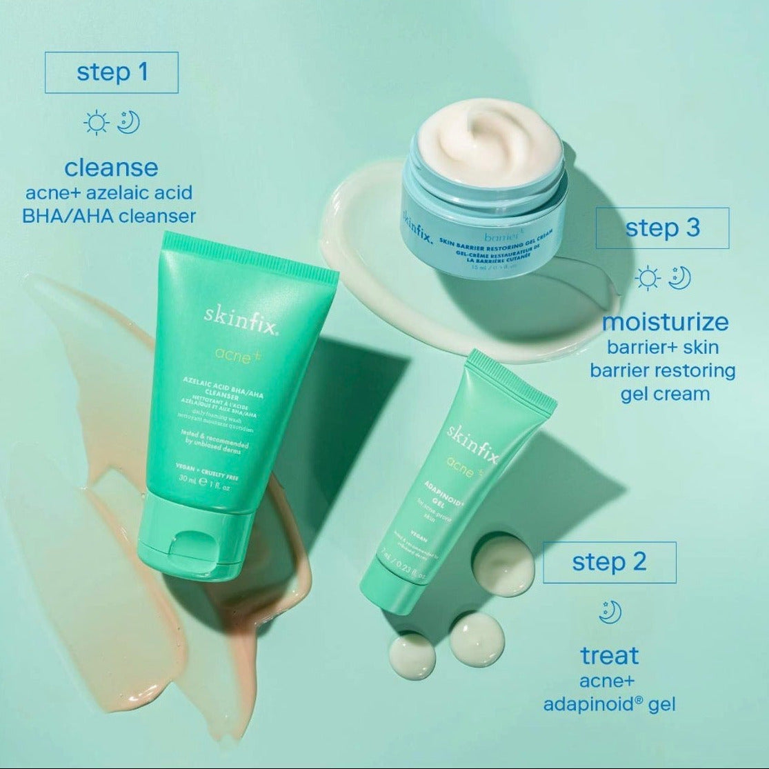 SKINFIX | Acne + Tripple Threat Set | Salicylic Acid + Niacinamide