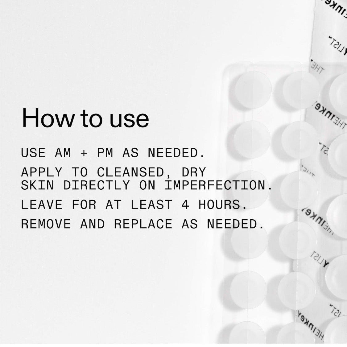 THE INKEY LIST | Hydrocolloid Invisible Patches