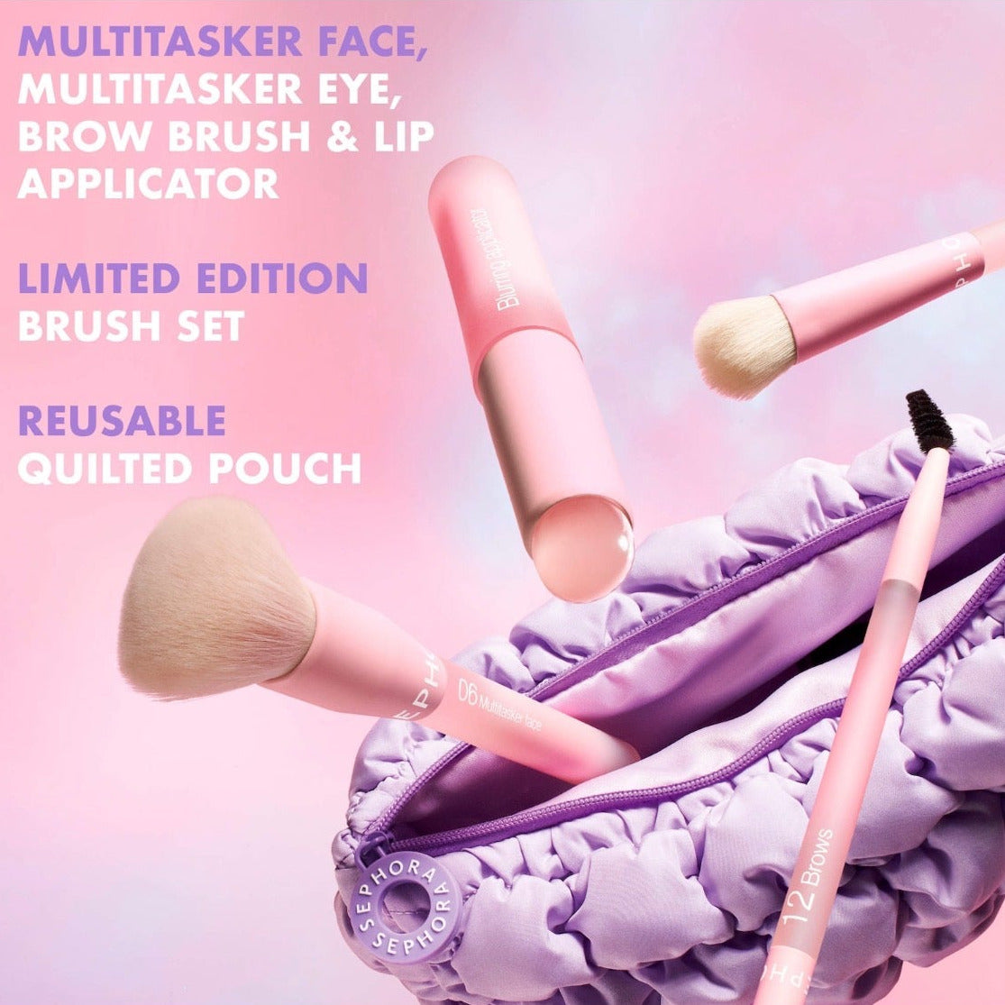 SEPHORA COLLECTION | Pillow Dream Face and Eye Brush Set