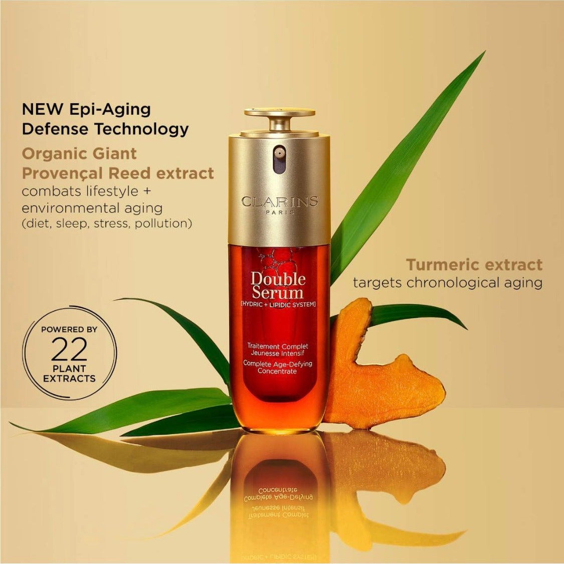 CLARINS | Double Serum To Firm, Boost Radiance & Refine Pores