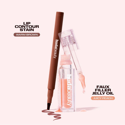 HUDA BEAUTY | Kiss Me Lip Contour Stain and Lip Jelly Gift Set