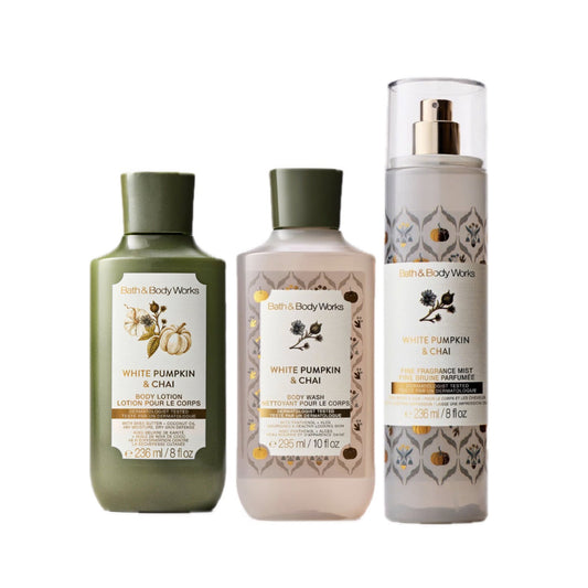 Bath & Body Works | White Pumpkin & Chai Body Set