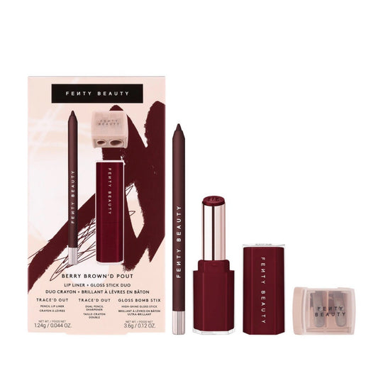 FENTY BEAUTY BY RIHANNA | Berry Brown'd Pout Lip Liner + Gloss Stick Duo